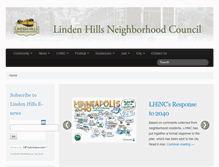 Tablet Screenshot of lindenhills.org